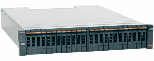 Изображение дисковой системы хранения IBM Storwize V7000 x24